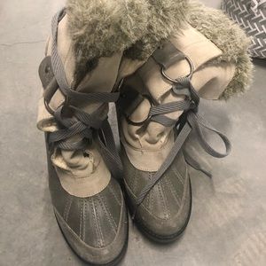 Stylish Wedge snow boots